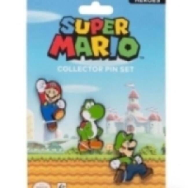 Collector Pin Set - Super Mario Heroes - Nintendo Switch