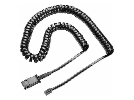 Front. Plantronics - Quick Disconnect/RJ-11 Phone Cable (85R38AA).