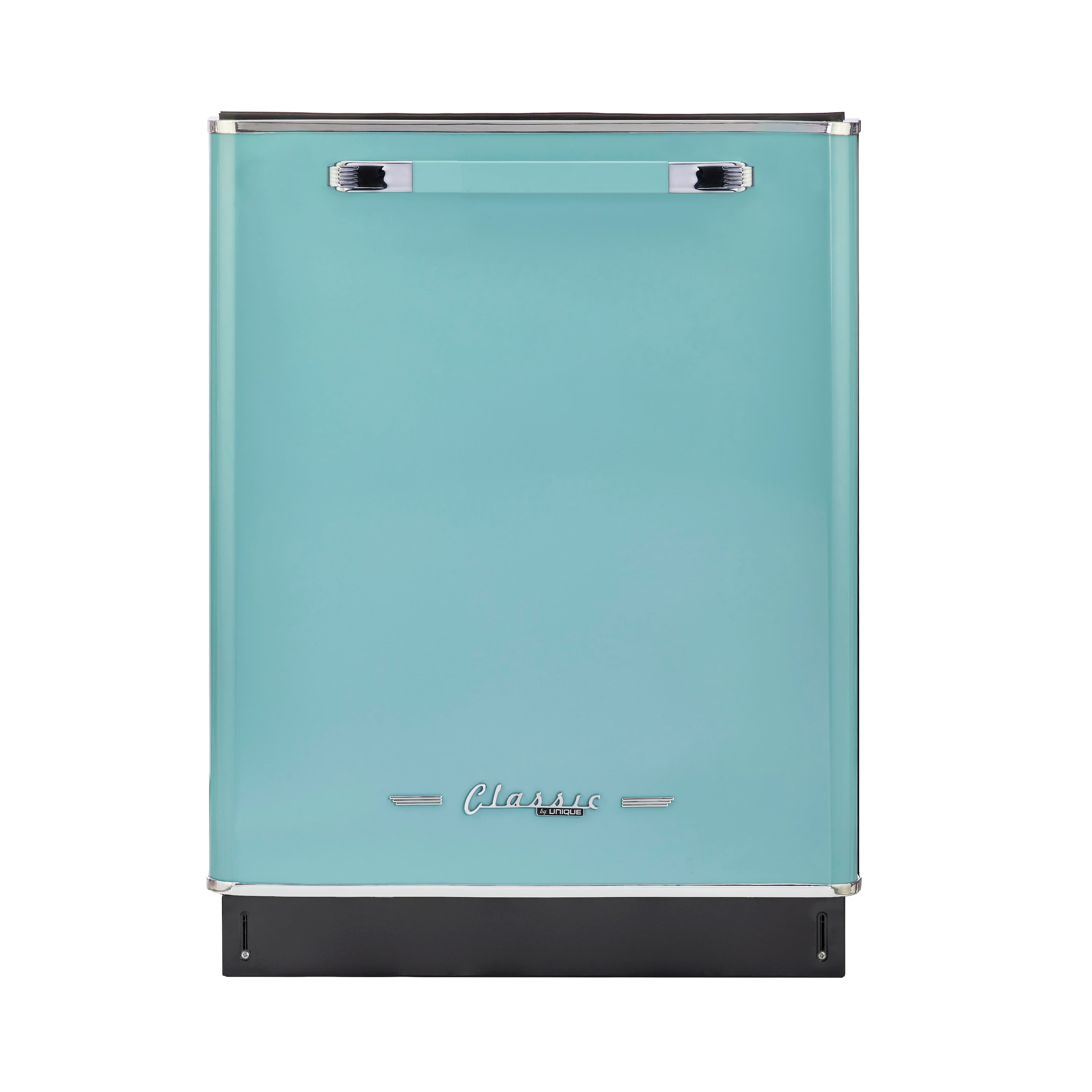 Unique Appliances - Classic Retro 24" Top Control Dishwasher with Stainless Steel Tub and 3rd Rack - Ocean Mist Turquoise