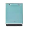 Unique Appliances - Classic Retro 24" Top Control Dishwasher with Stainless Steel Tub and 3rd Rack - Ocean Mist Turquoise