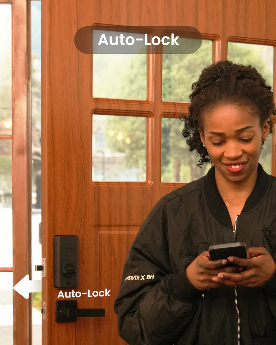 DESLOC C110 Smart Door Lock with Visible Display and Fingerprint, Smart ...