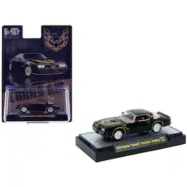 1978 Pontiac Firebird Trans Am Black with Hood Graphics Limited Edition to 12650 pieces 1/64 Model Car by M2 Machines