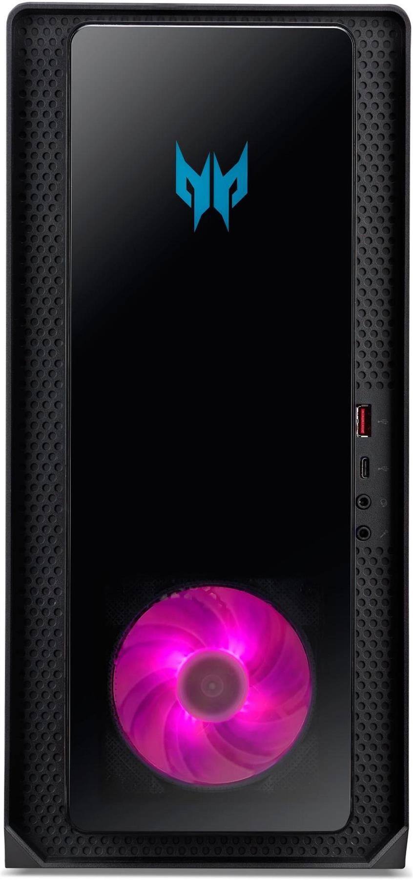 Alt View 1. Acer - Predator Orion 3000 Gaming Desktop PO3-650-UR17 Core i7 16GB RAM 1TB SSD NVIDIA GeForce RTX 4070 - Black.