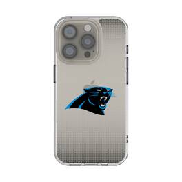 Keyscaper - NFL - Carolina Panthers Linen Logo iPhone Clear Case - 15 - Multicolor