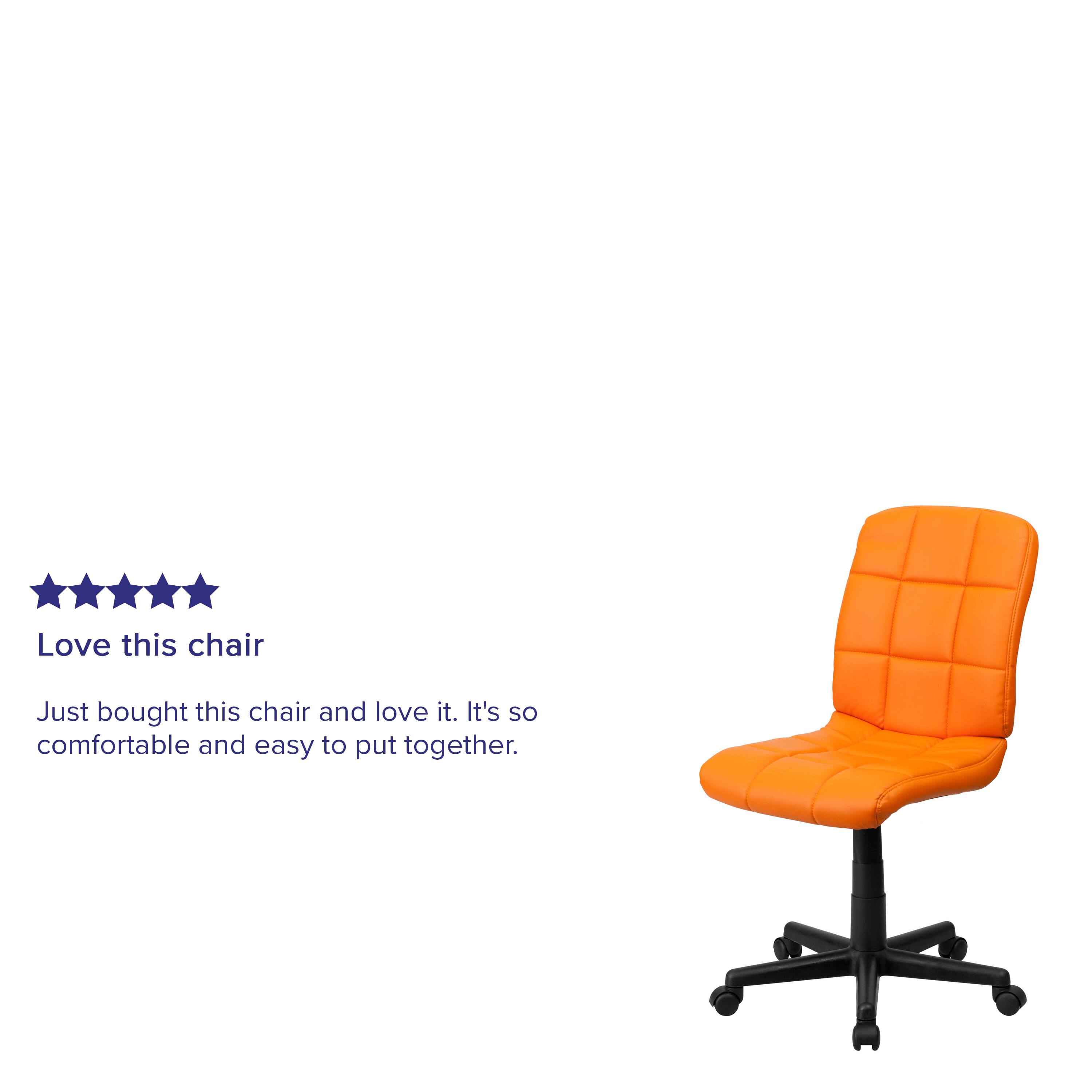 Love this chair

Just bought this chair and love it. It's so comfortable and easy to put together.