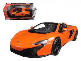 McLaren 650S Spider 1/24 Diecast Model Car by Motormax - Orange