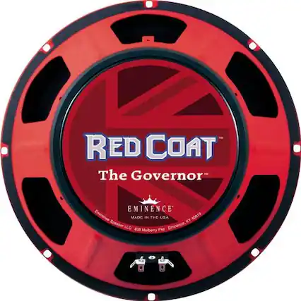 RED COAT
The Governor™
EMINENCE
MADE IN THE USA
KY 40019
Speaker LLC
8:38 Mulberry PkO