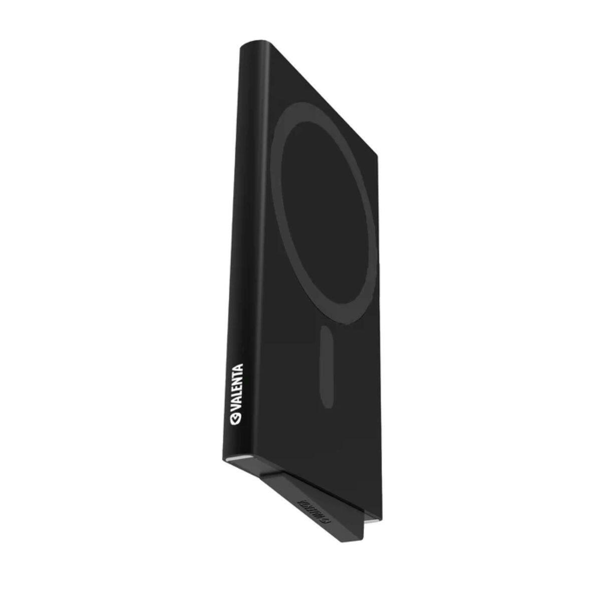 Left. Valenta - Cardprotector Aluminium MagSafe Plus Black - Black.