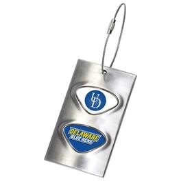 Jardine - Delaware Fightin' Blue Hens 3.5'' x 2'' Bag Tag - Black