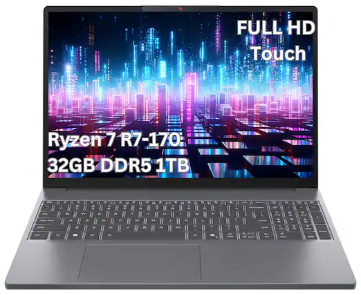 FULL HD Touch Ryzen 7 R7-170 32GB DDR5 1TB