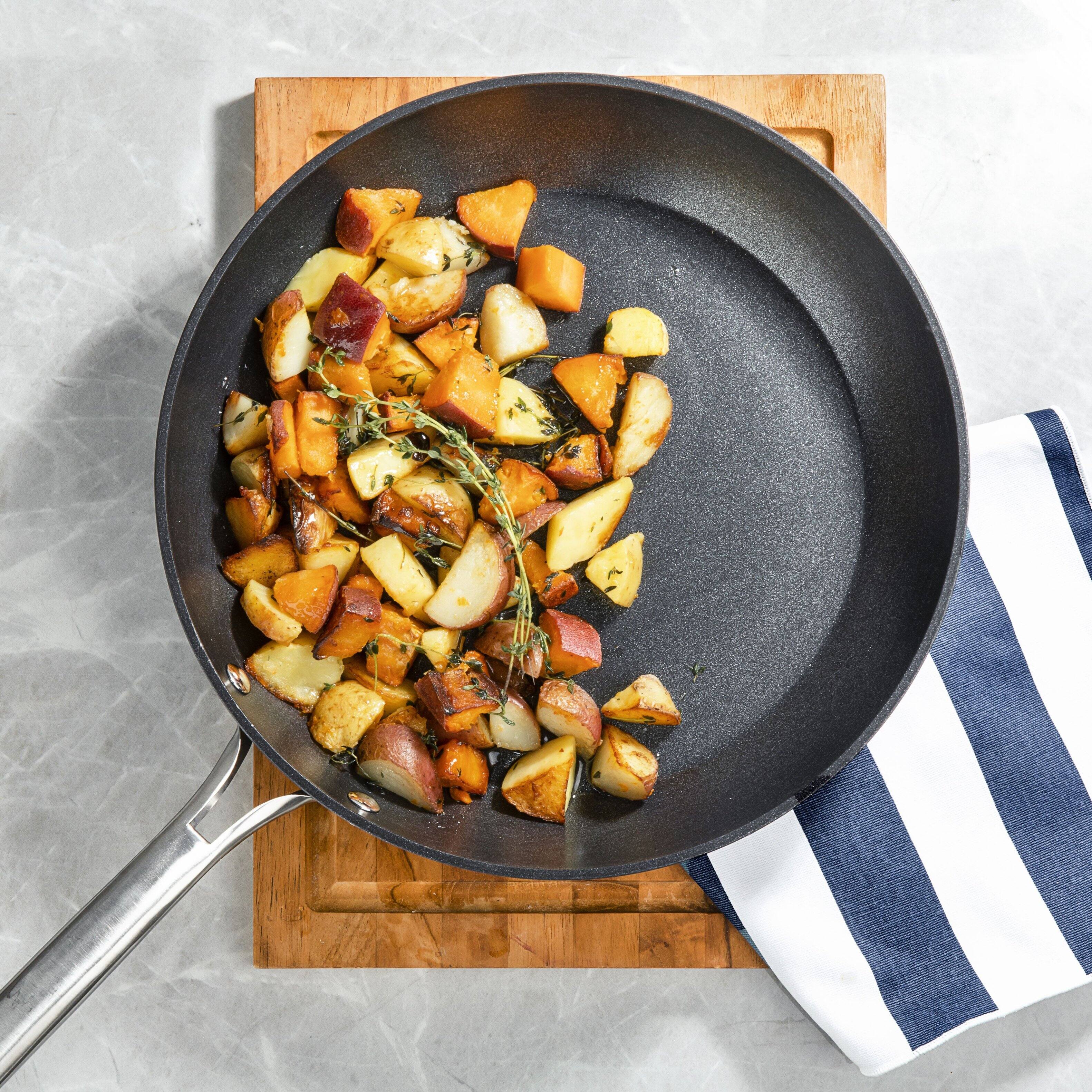 Alt View 5. Granitestone - Granitestone Armor Max 14-Piece Ultra Durable Nonstick Cookware Set with Utensils - Black.