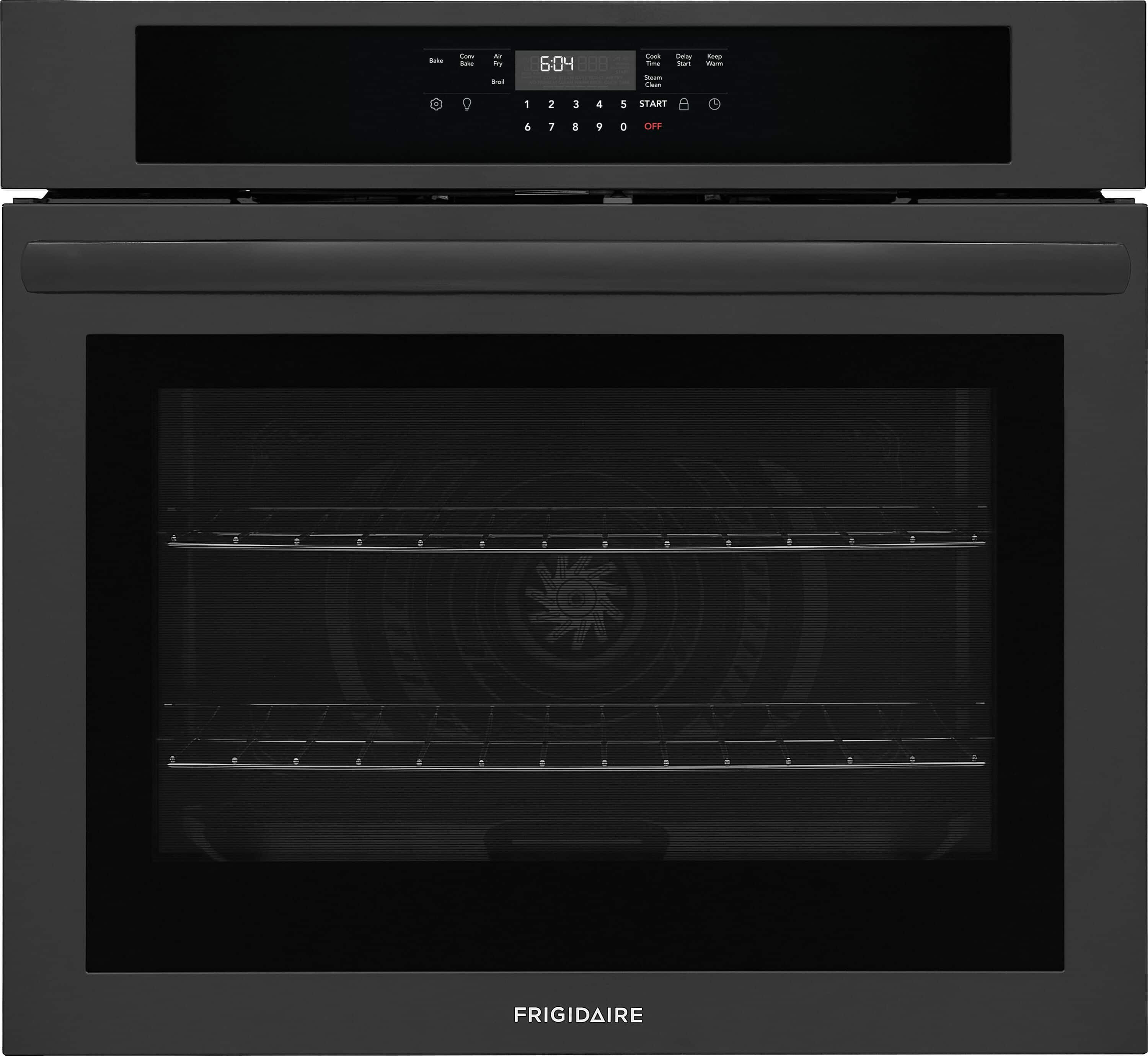 Frigidaire - 30" Single Wall Oven with Air Fry - Black
