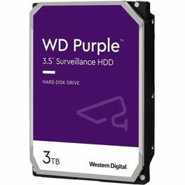 Western Digital - WD Purple WD33PURZ 3 TB Hard Drive - 3.5" Internal - SATA (SATA/600) - 5400rpm