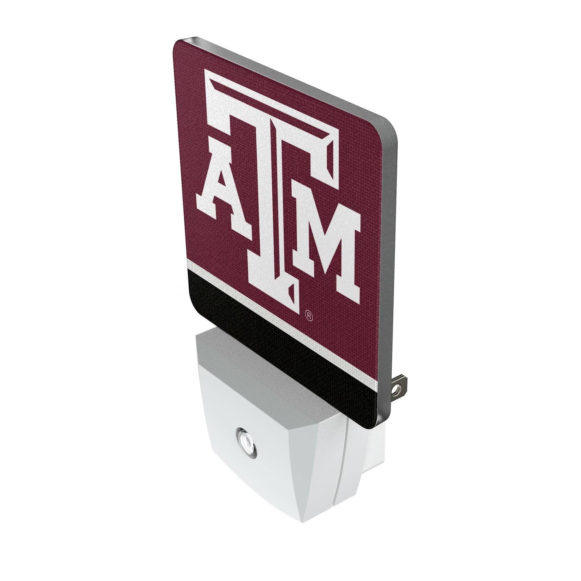 Alt View 1. Keyscaper - Texas A&M Aggies Stripe Design Nightlight 2-Pack - Multicolor.
