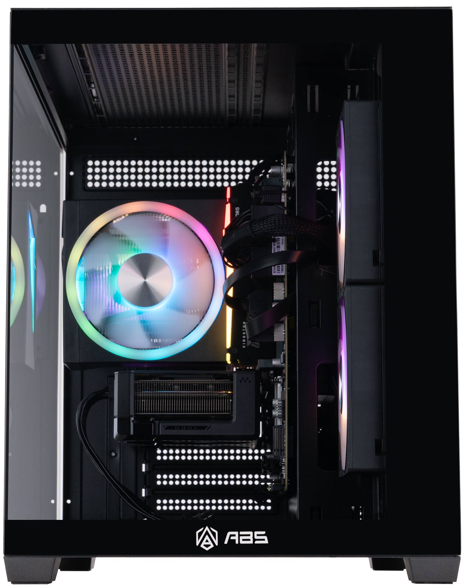 ADVANCED BATTLESTATIONS ABS Flux II Aqua Gaming PC Windows 11