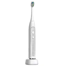 Supersonic - Sonic Zoom Advance Wireless Rechargeable Toothbrush in White