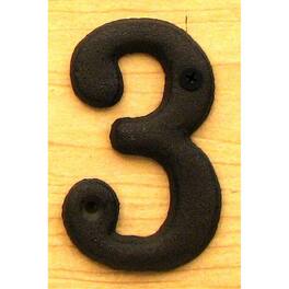 BreeBe - Solid Cast Iron Number 3 - Black