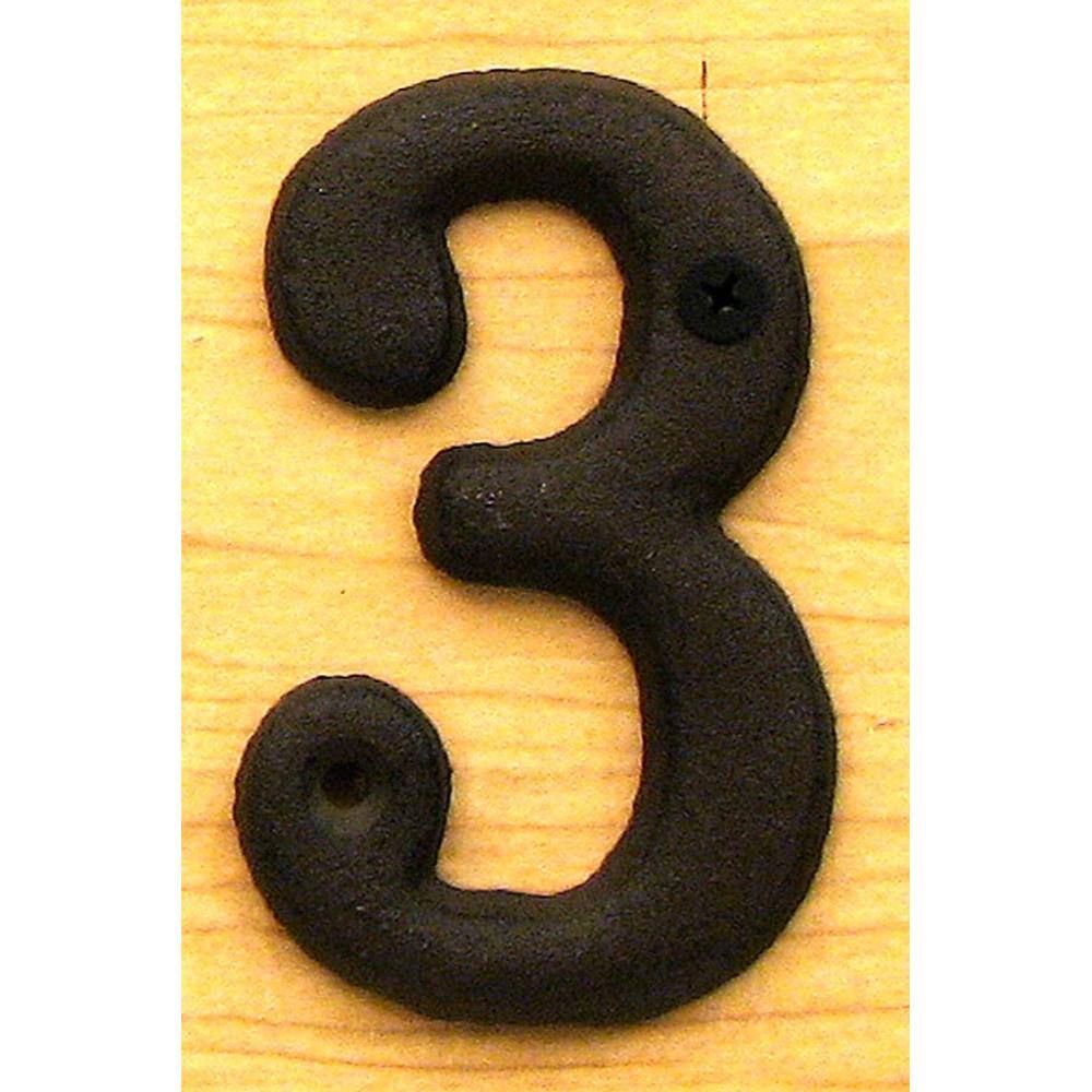 Front. BreeBe - Solid Cast Iron Number 3 - Black.