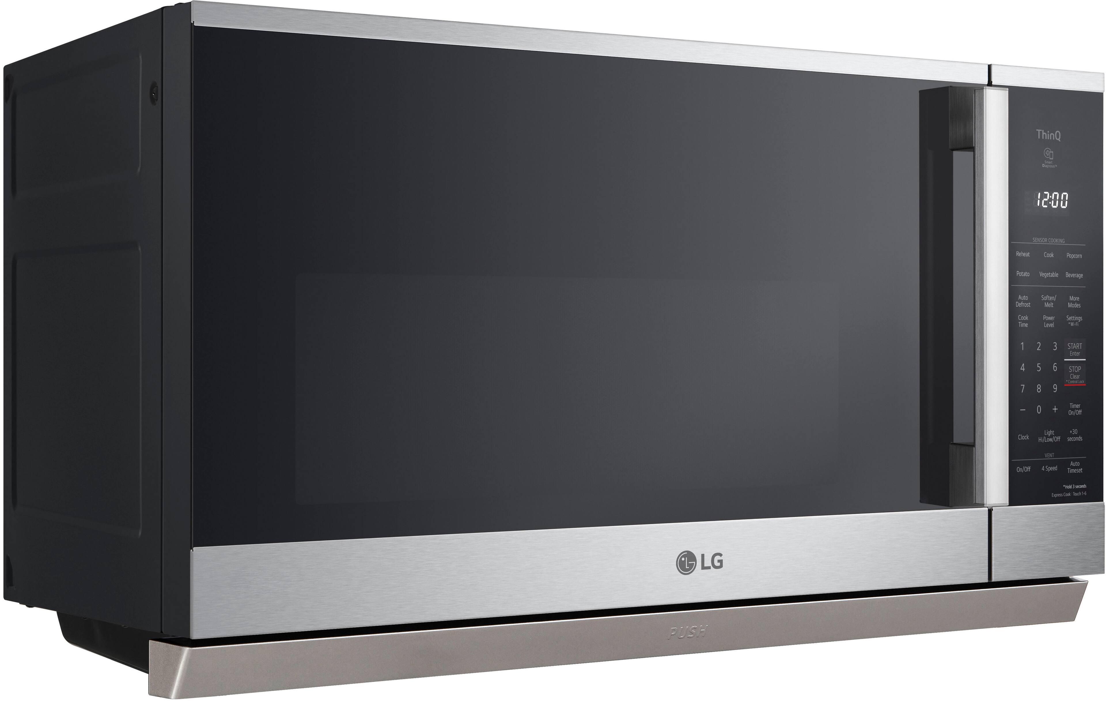 ThinQ - 12:00 SERCH OXNG RECIPES Cock Argom Potato Vegetable Soup Defrac Sofen Mel Mon Mides Cack Tie Fose Lewl Selings: 2 3 START Toe 4 7 5 8 5 9 STOP Car - ee 1 + Titer Suae Lg 1 Clack ALon secands Ov/O VENI 4 Spend Aum Tetet T - e/T S 4 LG PUSH