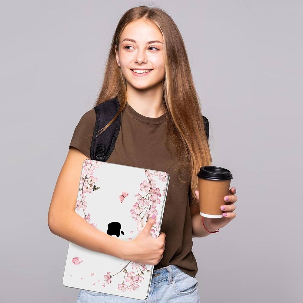 Alt View 4. RTMB - MacBook Air 15" Hard Shell Case with Keyboard & Screen Protectors – Sakura - pink.