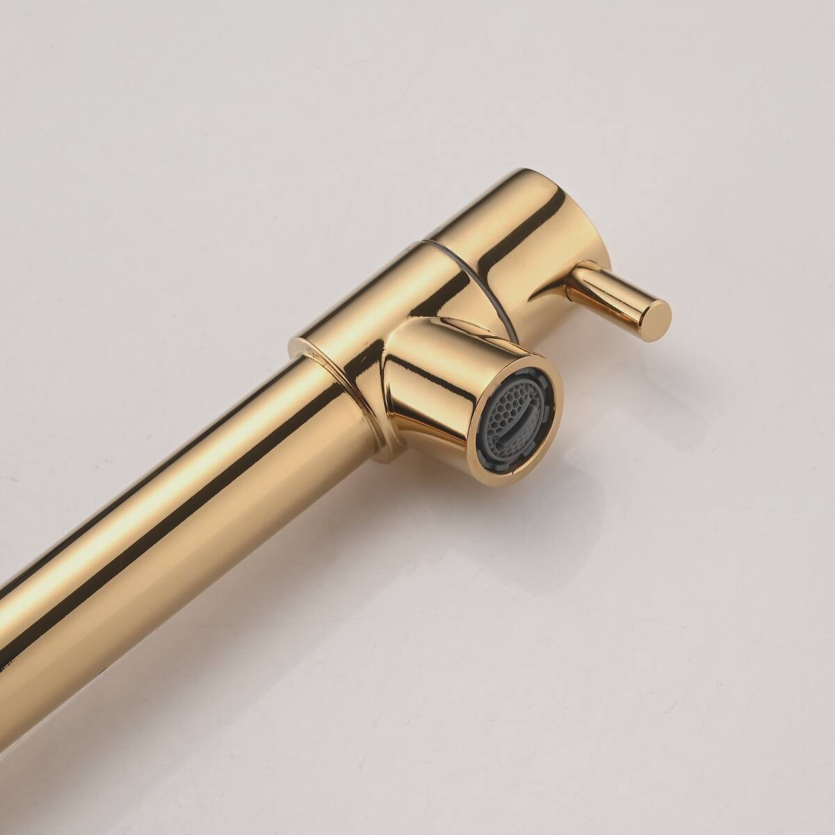 Alt View 3. Ropilly - Ropilly Commercial Pull Down Kitchen Faucet, Polished Gold Stainless Steel Single Handle Faucet with Pot Filler - Gold.