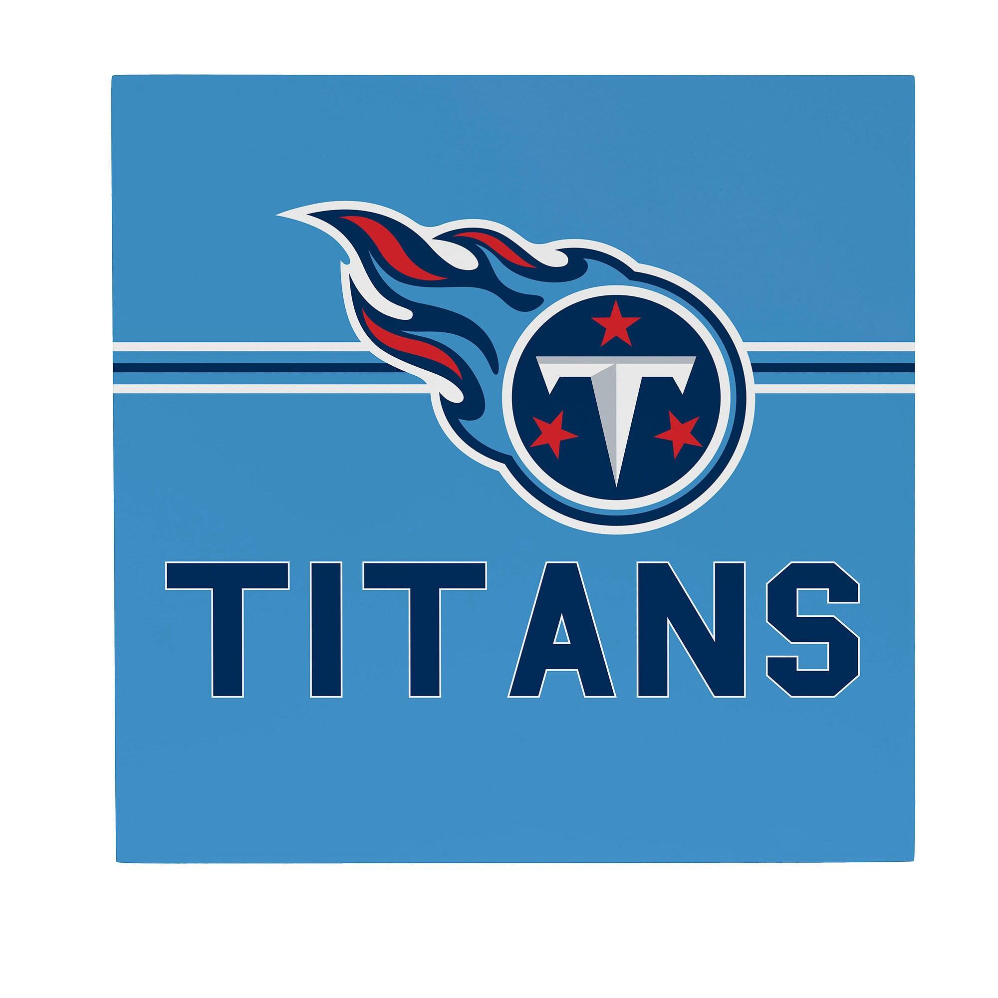 Tennessee Titans 12" x 12" Wood Wall Sign