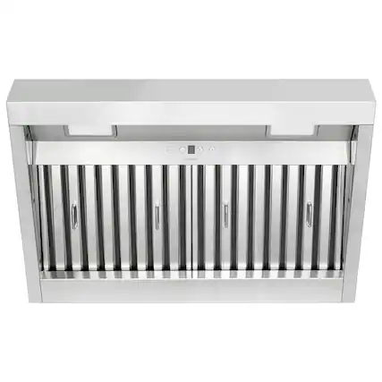 Front. Akicon - Akicon 30 inch Ducted 600-CFM Stainless steel Insert Under Cabinet Range Hood - Stainless steel.