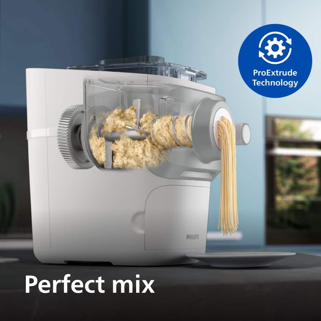 Philips 7000 Series Pasta Maker, ProExtrude Technology 150W, 8