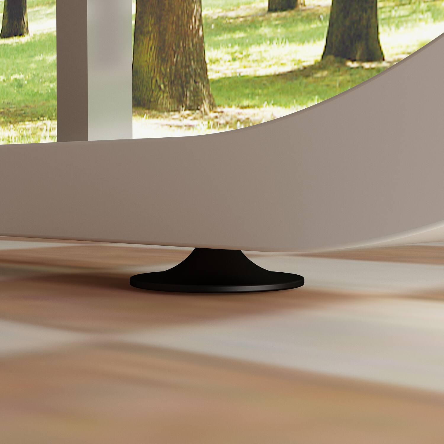 Alt View 7. FUFU&GAGA - FUFU&GAGA L - Shaped Office Desk with Storage - Modern Workstation for Home & Office - White.