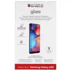 INVISIBLE SHIELD glass Premium Impact and Scratch Protection
Une protection élevée contre les impacts et rayures
Protección premia contra impactos y arañazos
PREMIUM Impact Protection
Scratch Protection
Smudge Resistant
SELLING SCREEN PROTECTION
CASE-FRIENDLY COVERAGE
PROTECTION ADAPTEE A CHAQUE CAS
COBERTURA COMPATIBLE CON LA FUNDA
Limited Lifetime Warranty
Garantie à vie limitée
Garantía limitada de por vida
Ultra Smooth
Easy Application
Ultra lisse
Application facile
Ultrasuave
Facil de colocar
for/pour/para: Samsung Galaxy A20