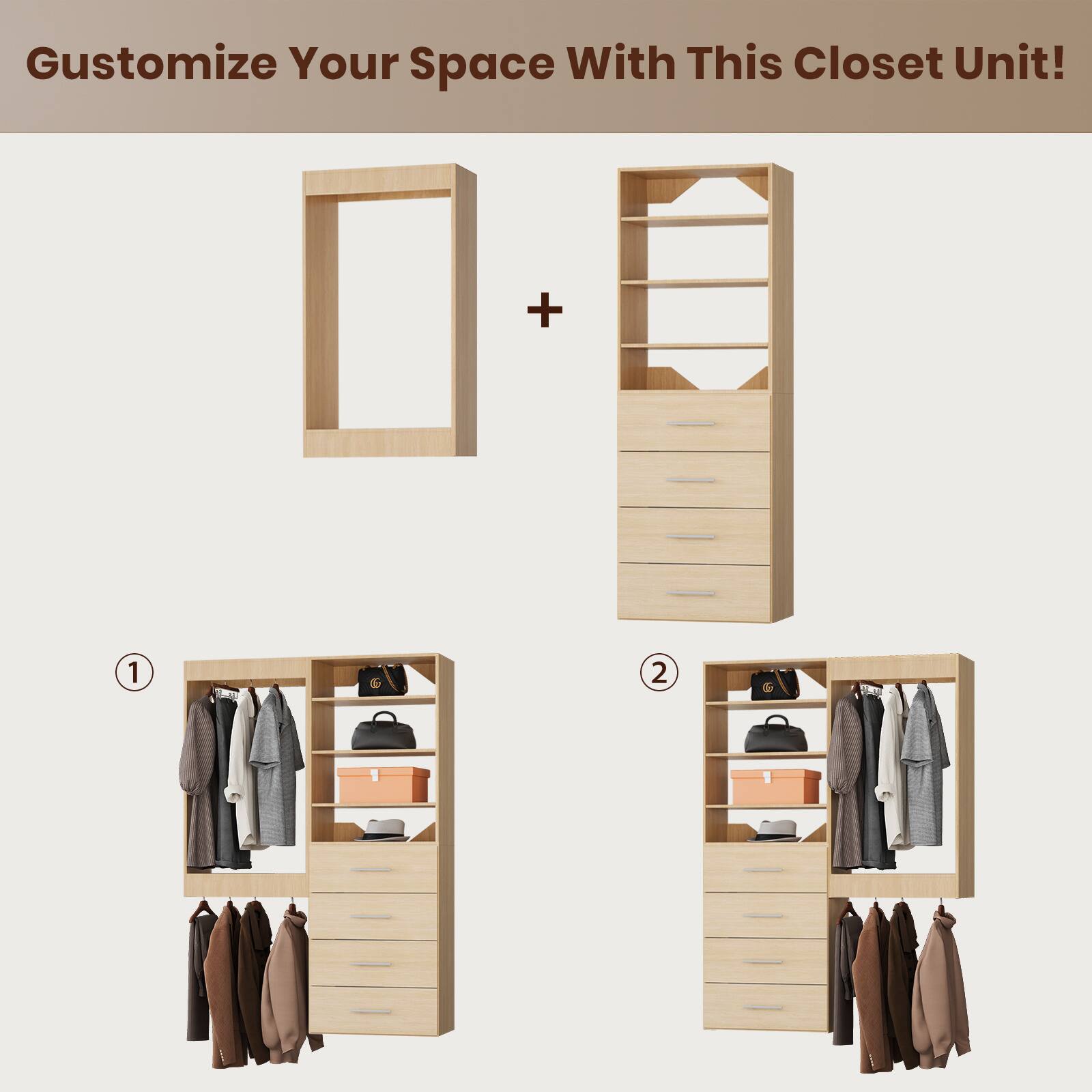 Customize Your Space With This Closet Unit!

1. [Image of a closet unit with clothes and accessories]

2. [Image of a closet unit with clothes and accessories]