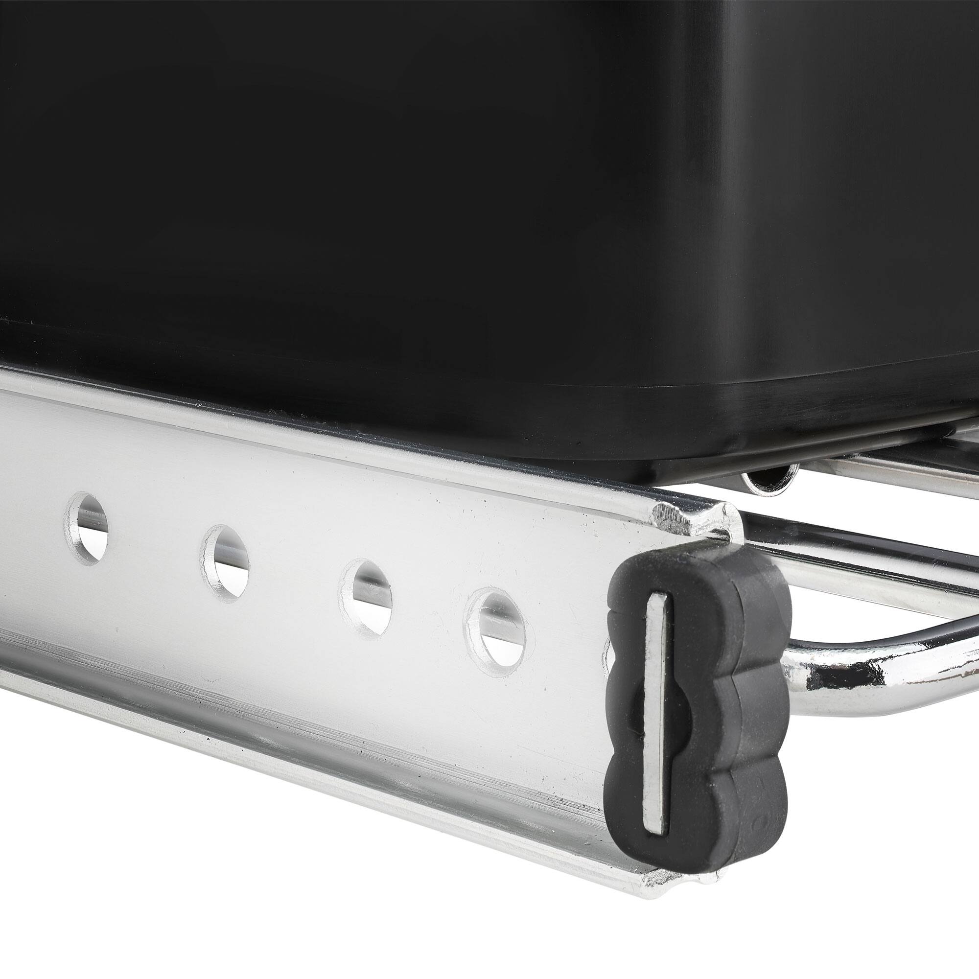 Alt View 7. Rev-A-Shelf - Rev-A-Shelf Double Pullout Trash Can 27 qt. for Kitchen, Black, RV-15KD-18C S - Black.