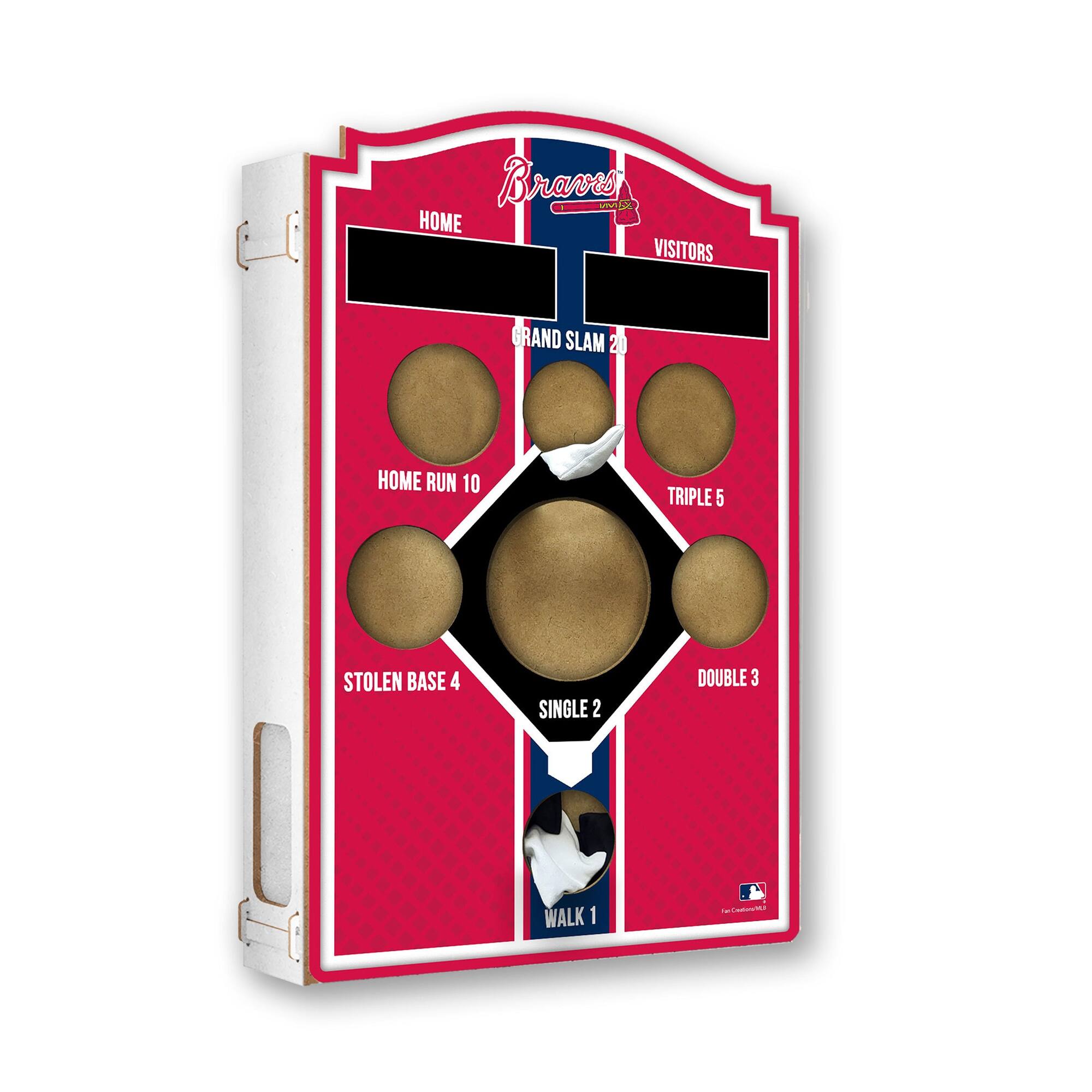 Atlanta Braves Hanging Bean Bag Toss Game
