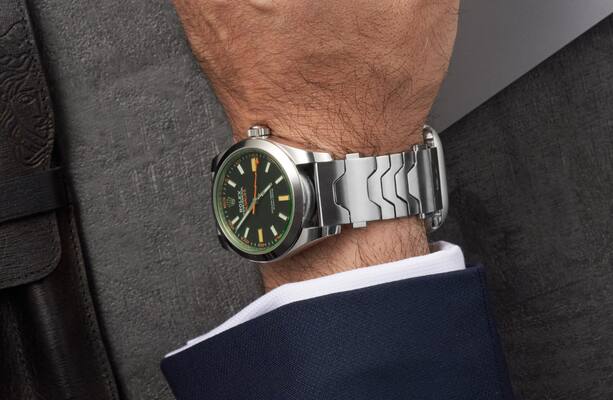 Alt View 6. Smartlet - Smartlet One Classic - WHOOP - 24mm lug width watch - Silver.