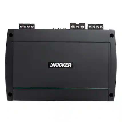 Front. KICKER - Kicker 48KXMA800.4 4-Channel Full-Range Class D Marine Amplifier - Black.