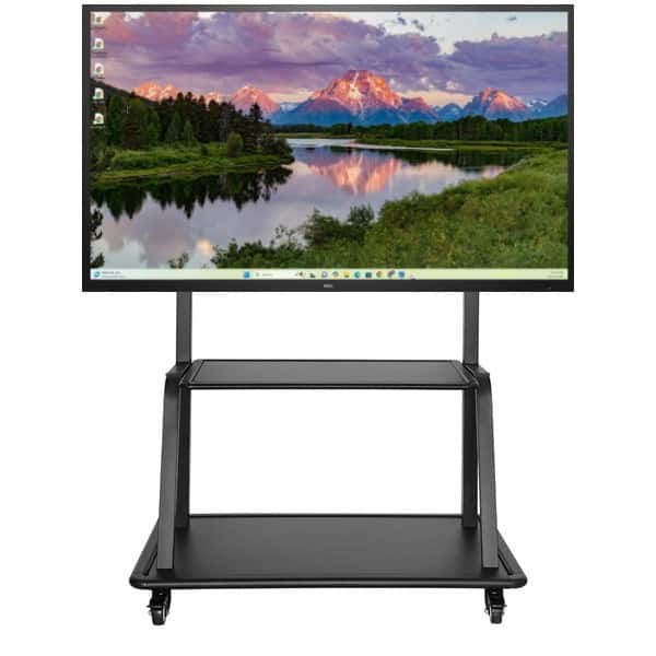Front. Smart Tech - Dell C7017T 70" Interactive Display Smart Board, with Mobile Stand, Windows 11 PC.