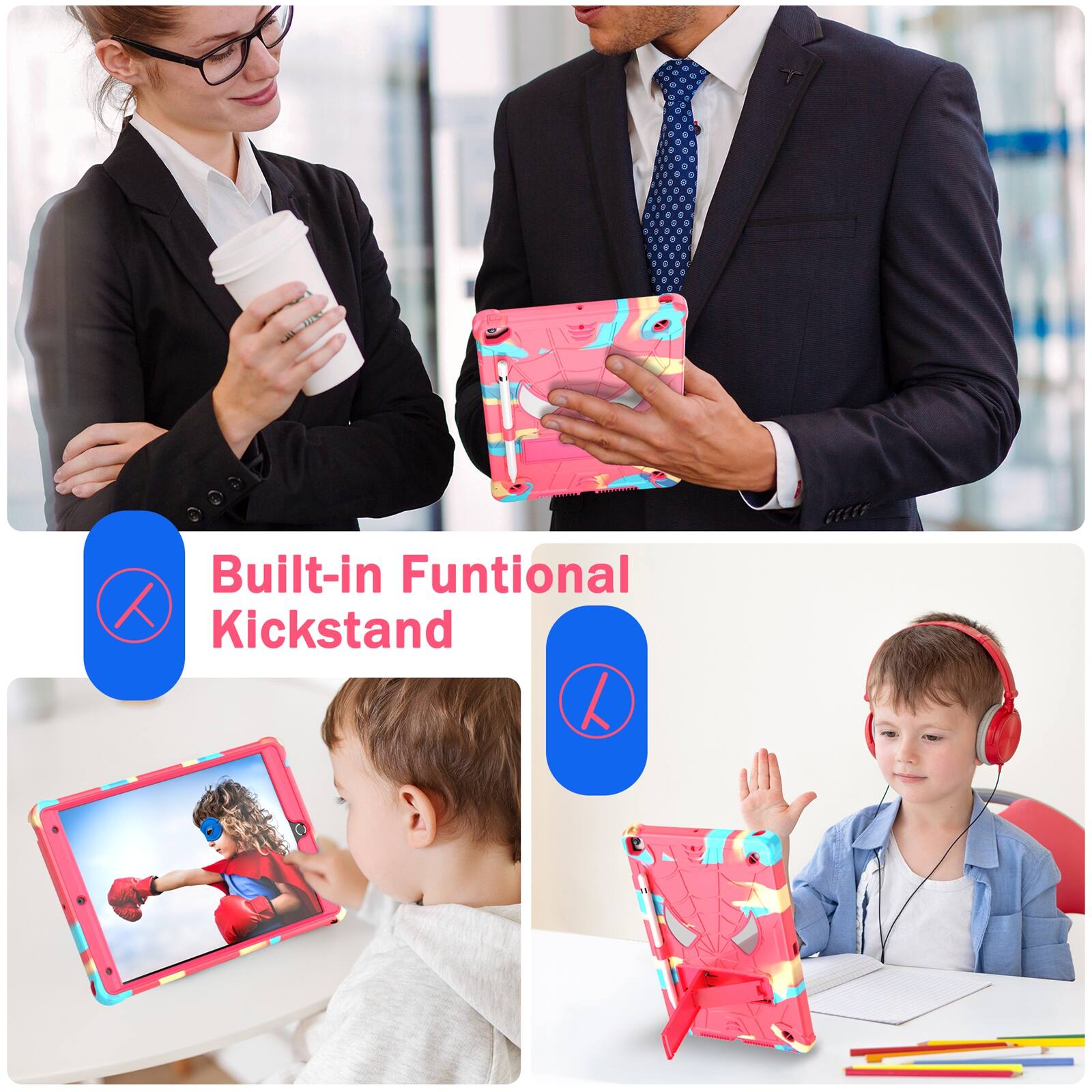 Built-in Functional Kickstand