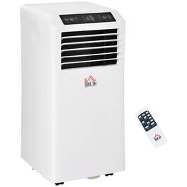 Breezary - 8000 BTU Portable Air Conditioner with Cooling, Dehumidifier, Fan, Sleep Mode, Remote Control & 24-Hour Timer - White Air Conditioner