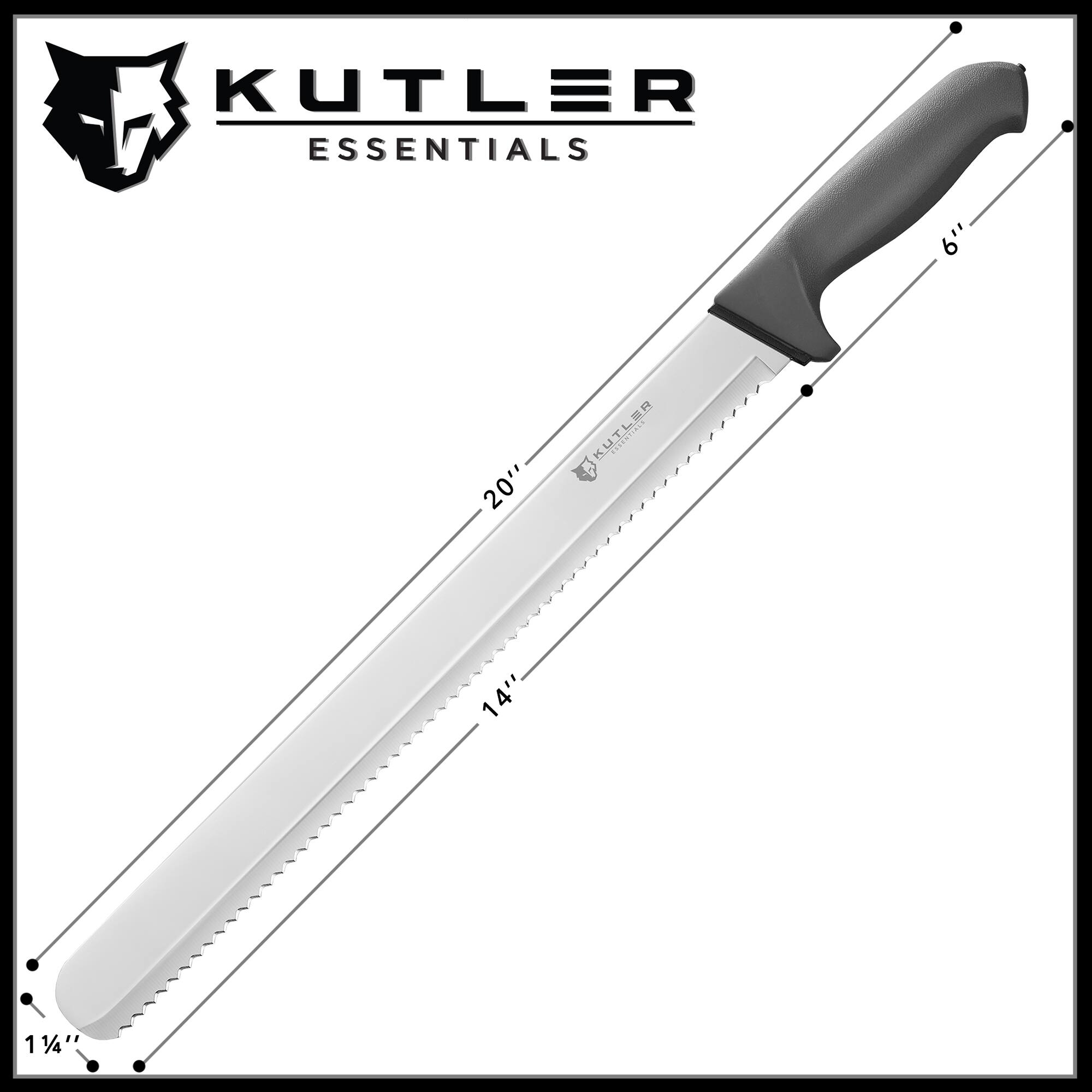 KUTLER ESSENTIALS 6" 20" 14" 1 1/4"