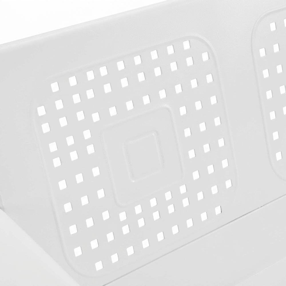 Alt View 1. Outdoor Escape - White outdoor sofa glider with anti-tip hardware and 3-seat capacity - White Gloss.