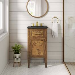 Elysian Bathroom Vanity Basin Included by Modway - Black Brown