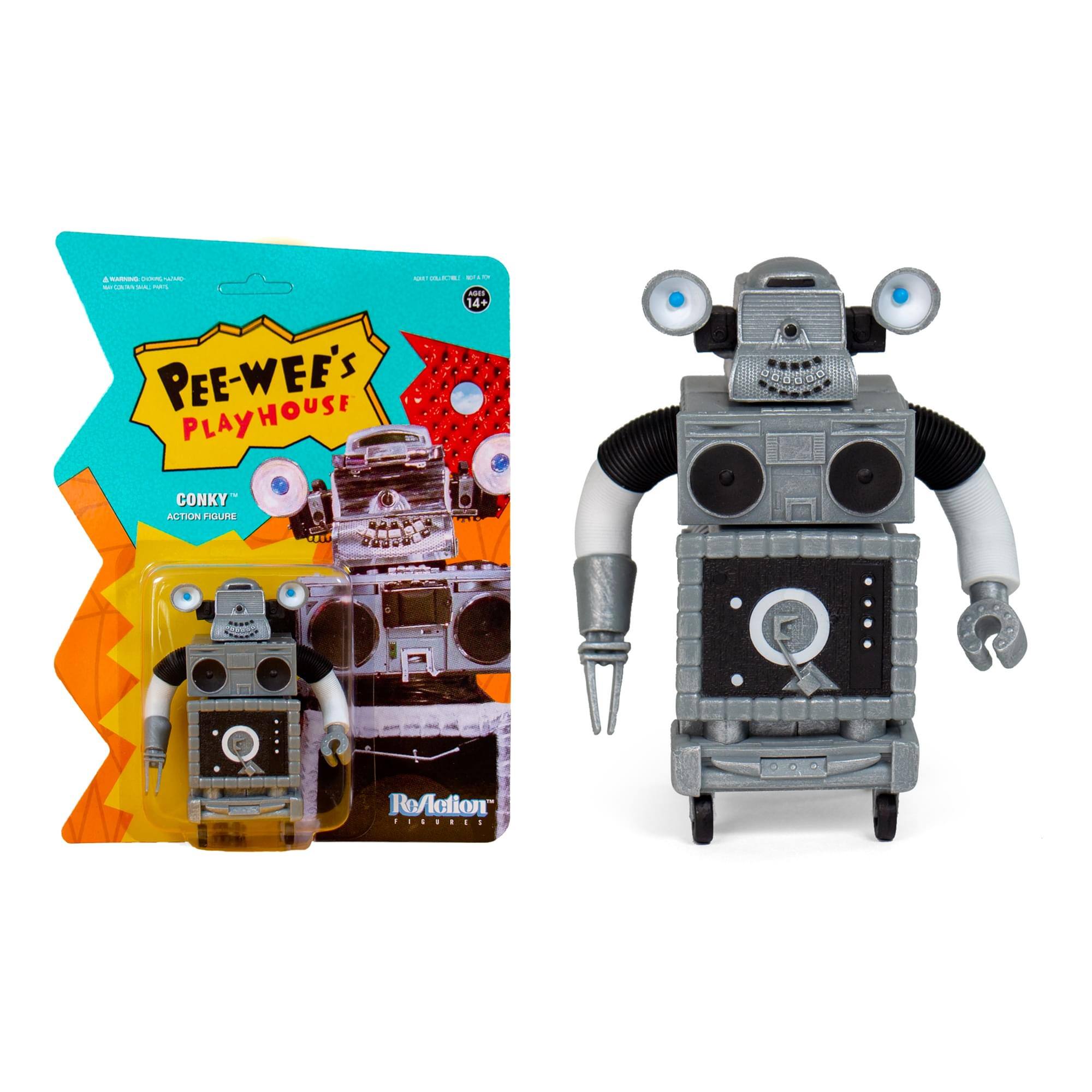 - Pee-Wee's Playhouse
- Conky Action Figure
- ReAction Figures