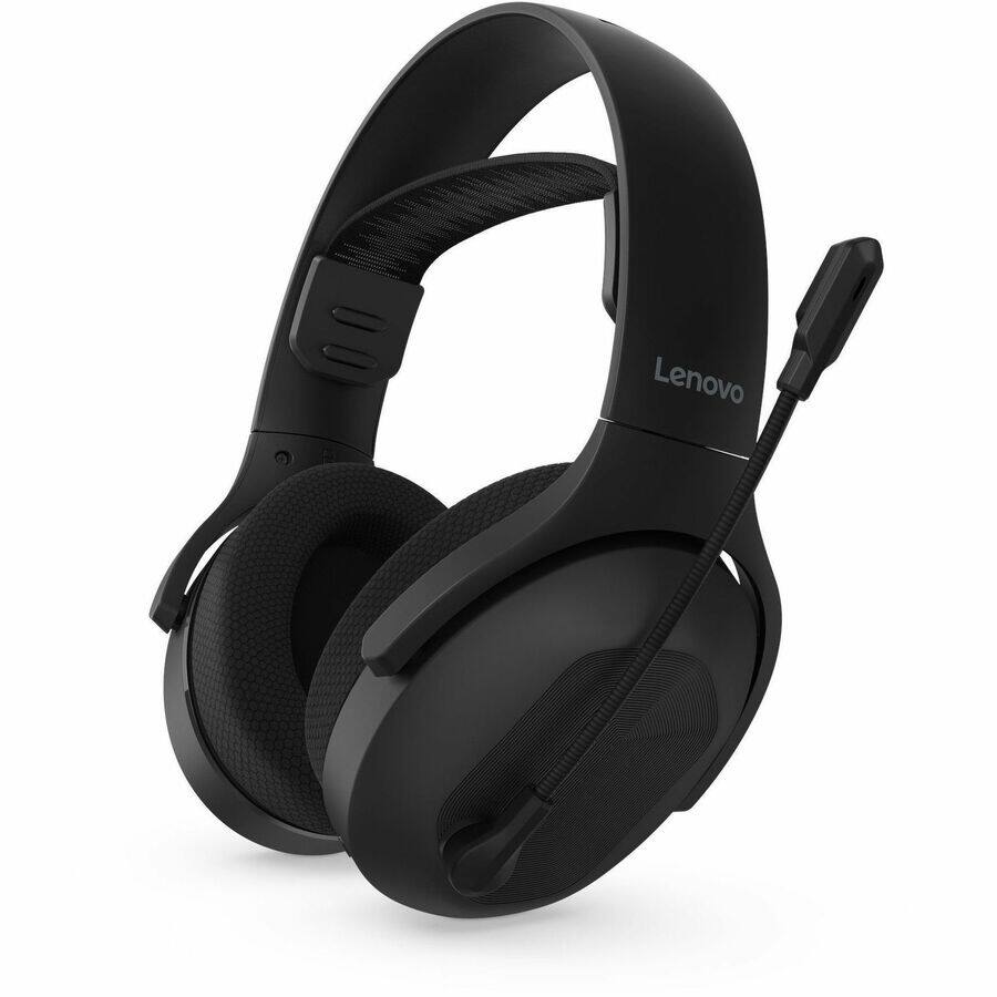 Alt View 3. Lenovo - Lenovo Legion H410 Wireless Gaming Headset - Stereo - Wireless - Bluetooth/RF - 39.4 ft - 32 Ohm - 20 Hz to 20 kHz - Black.