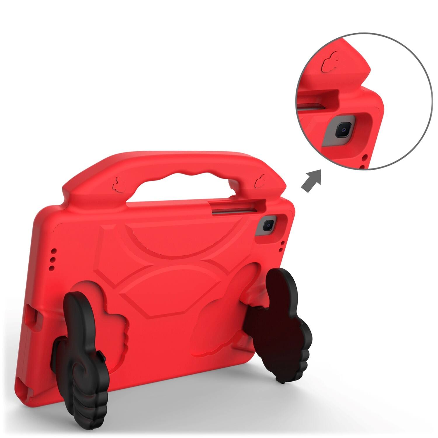 Alt View 12. SaharaCase - YES! KidProof Case for Samsung Galaxy Tab A8 - Red.