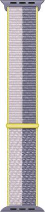 Apple - Watch Band - Sport Loop (45mm) - Lavender Grey/Light Lilac - Regular - Gray