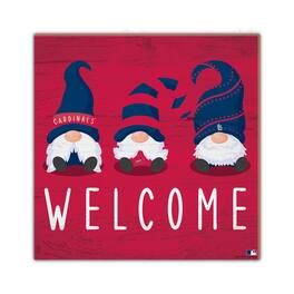 Fan Creations - 10'' x 10'' Welcome Gnomes Sign - Multicolor