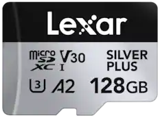 Lexar MicroSD V30 SILVER XC I PLUS 3J A2 128GB