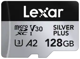 Lexar - Professional SILVER PLUS microSDXC 128 GB