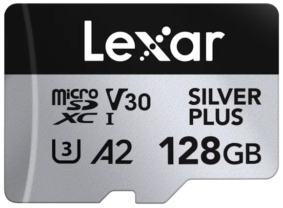 Lexar MicroSD V30 SILVER XC I PLUS 3J A2 128GB