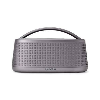 Front. Cubitt - Cubitt Power Pro Gen2 Bluetooth Speaker – Bold Sound & Deep Bass, IPX7 Waterproof, 6 H Playtime - Gun Metal.